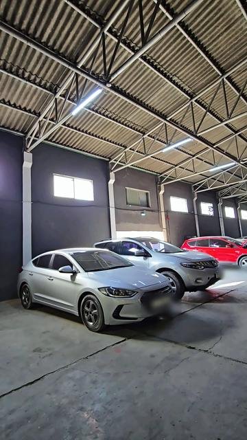 Vehicles in for service