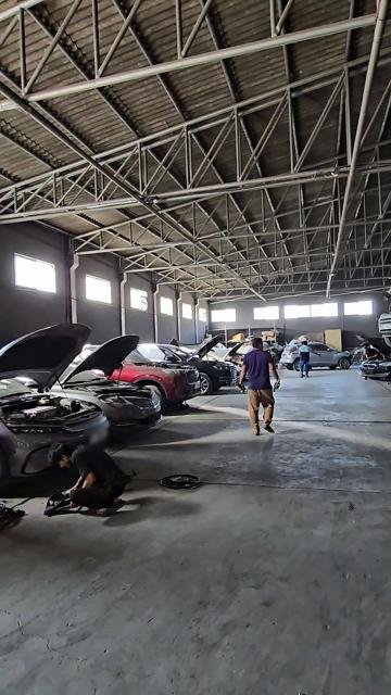 Busy workshop floor